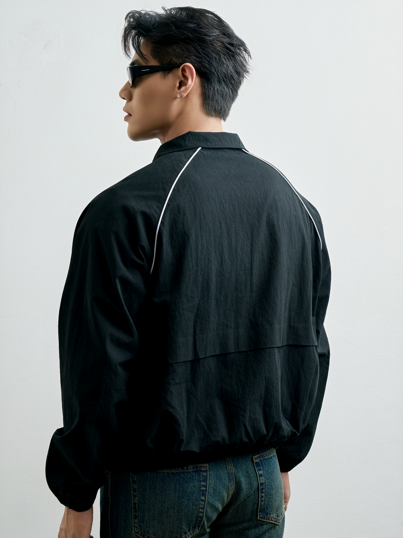 TT27 AMERICUS GOSANI WINDBREAKER JACKETS - BLACK