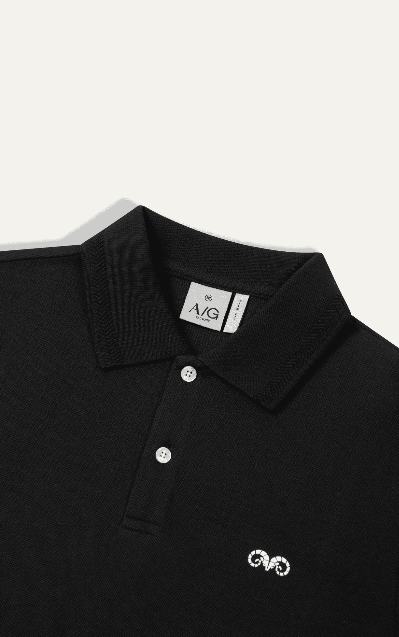 AG9002 FACTORY SLIMFIT POLO - BLACK