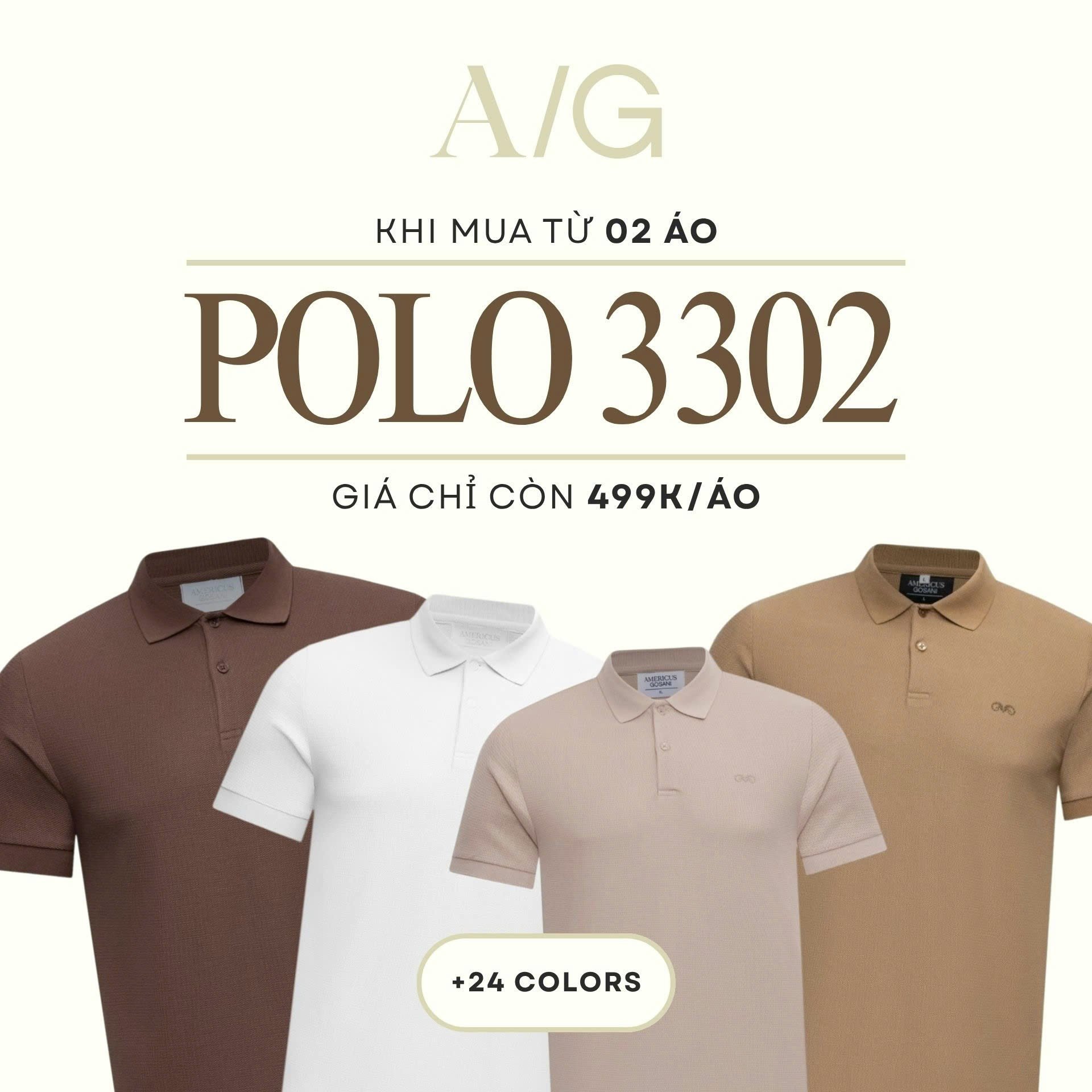 AG02 SIGNATURE SLIMFIT POLO - LIGHT GREY