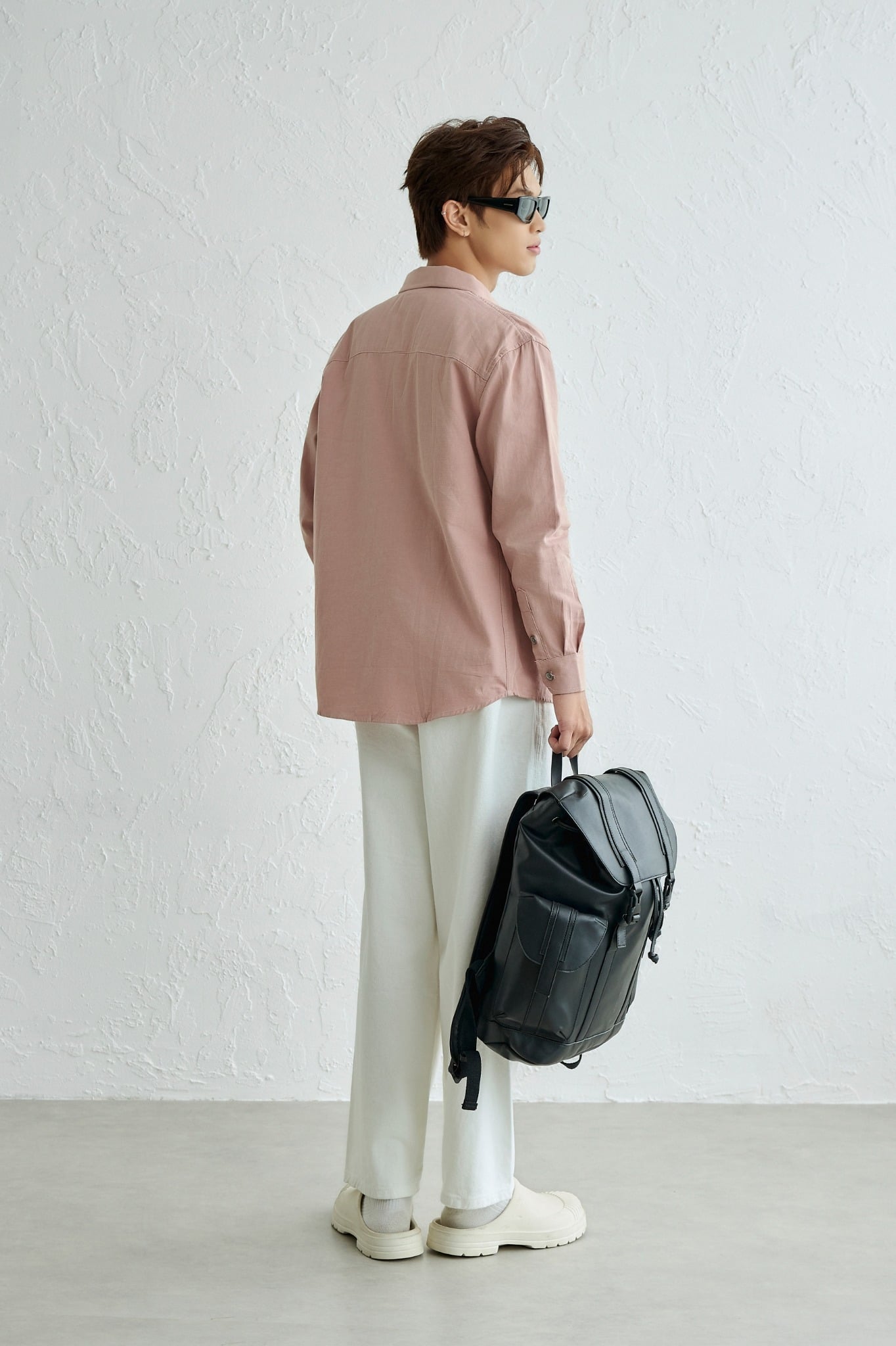 AG30 STUDIO REGULAR FIT POCKET SHIRT - PINK