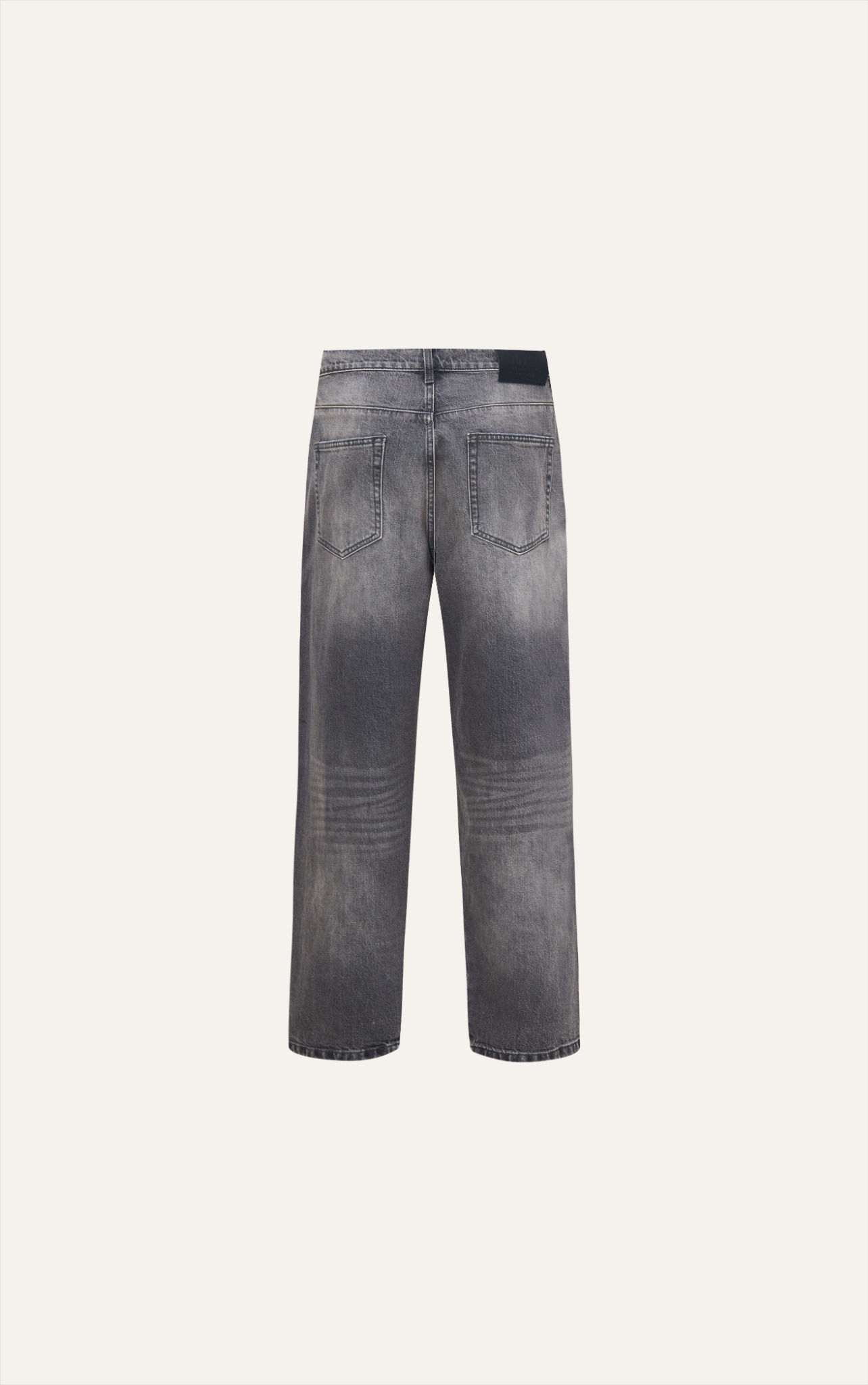 AGY03 NEW BAGGY JEANS - DARK GREY