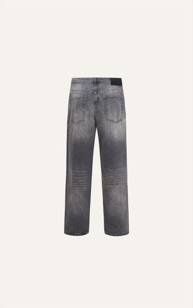  AGY03 NEW BAGGY JEANS - DARK GREY 