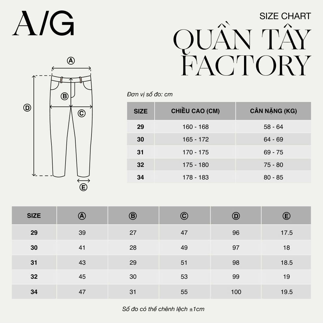 AG86 FACTORY SLIMFIT BASIC TROUSERS - BLACK