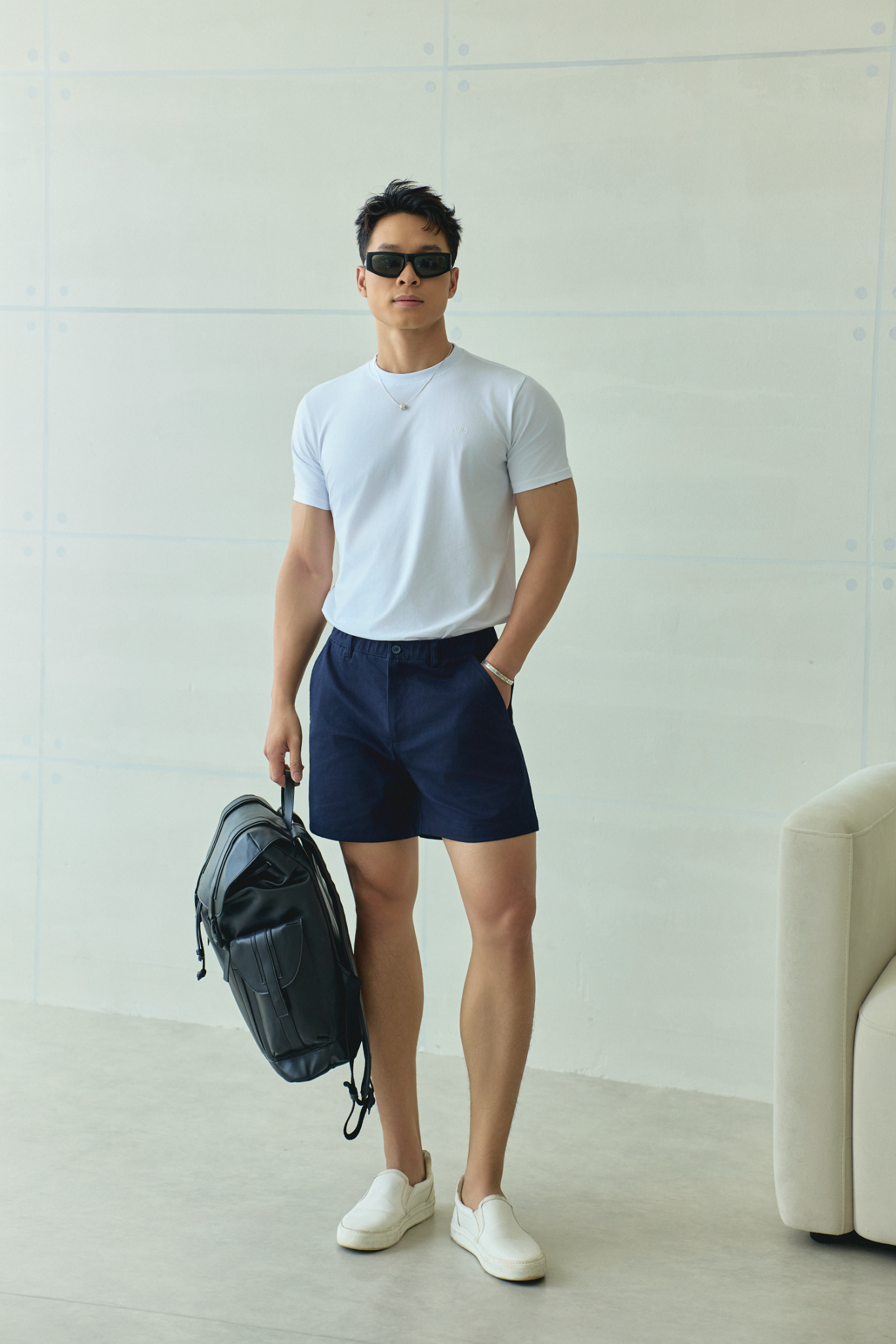 T740 FACTORY REGULAR FIT BASIC T-SHIRT - WHITE