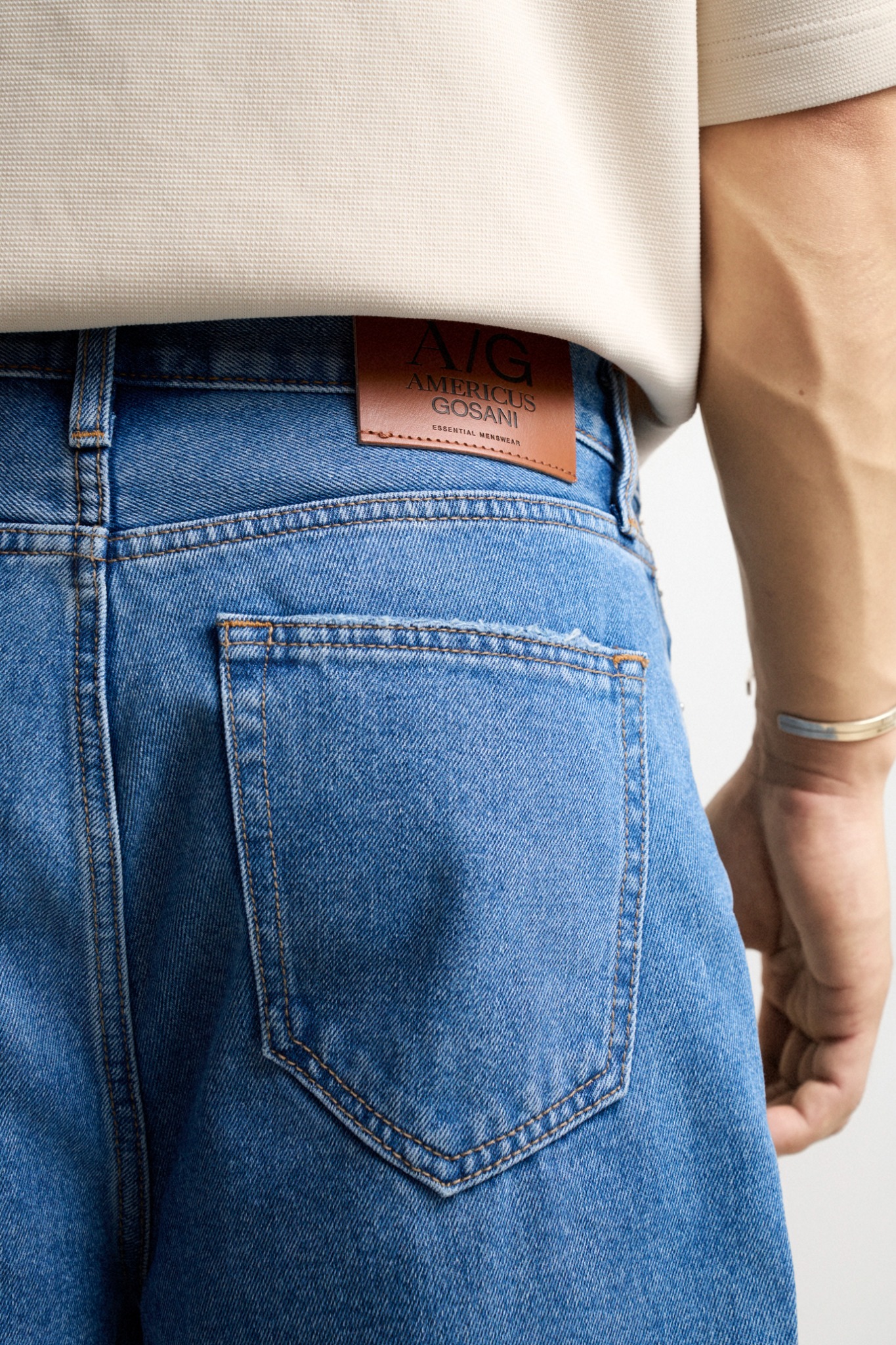 X1 FACTORY LOOSEFIT JEANS SHORT - DARK BLUE