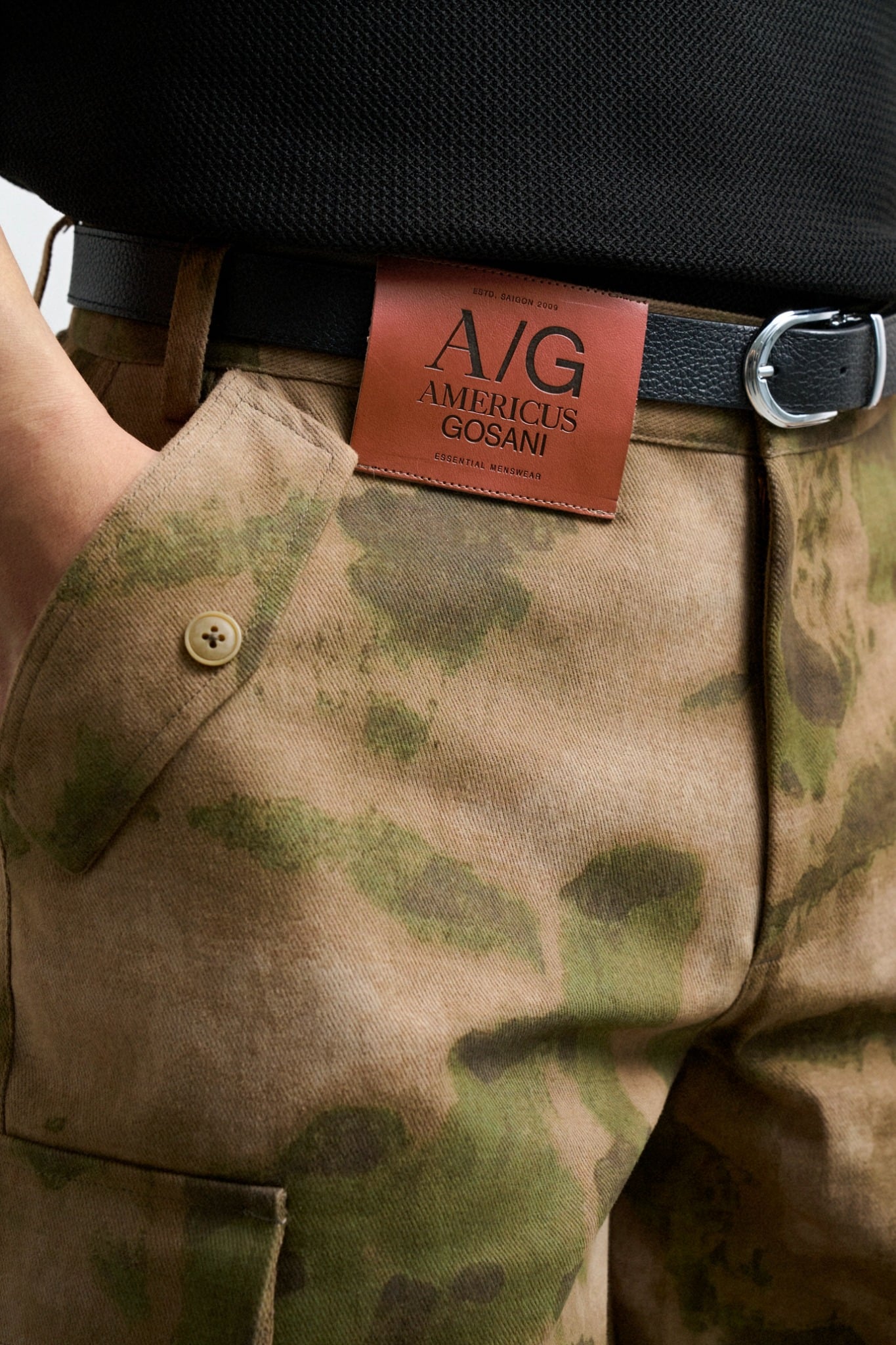 AGTS5 TACTICAL CAMO SHORT - DARK GREEN