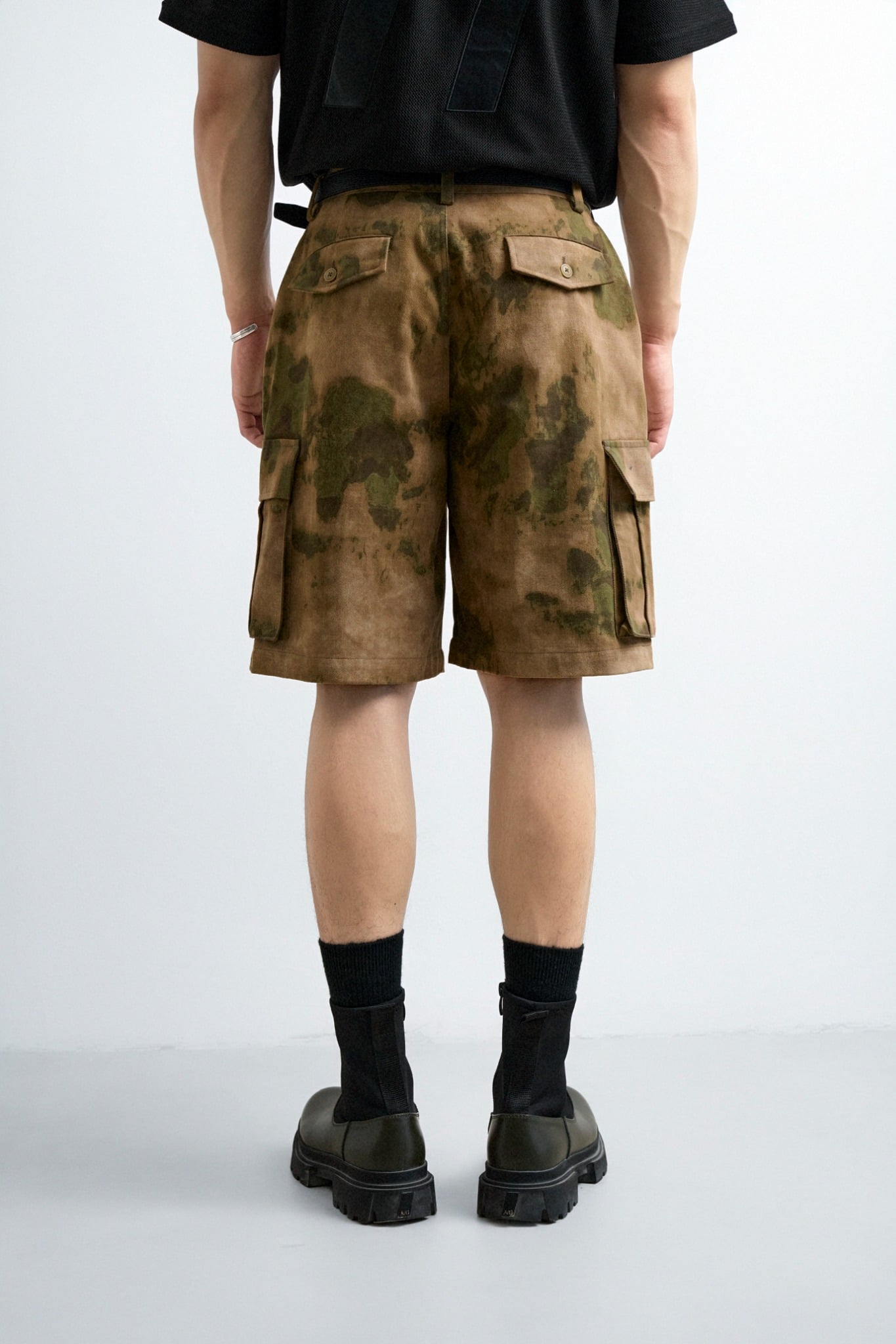 AGTS5 TACTICAL CAMO SHORT - DARK GREEN