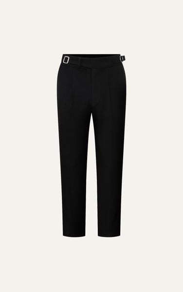  AG551 PREMIUM SLIMFIT SIDETAB TROUSERS - BLACK