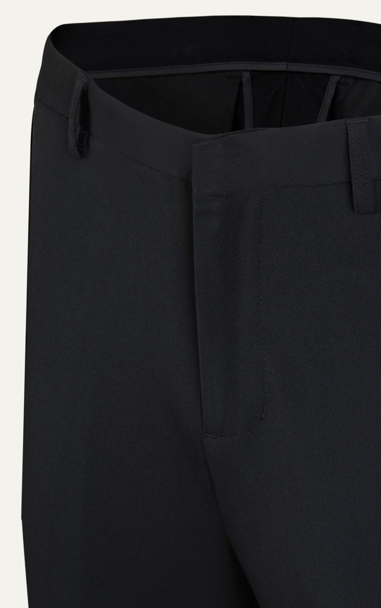AGHT14 PREMIUM REGULAR FIT TROUSERS - BLACK