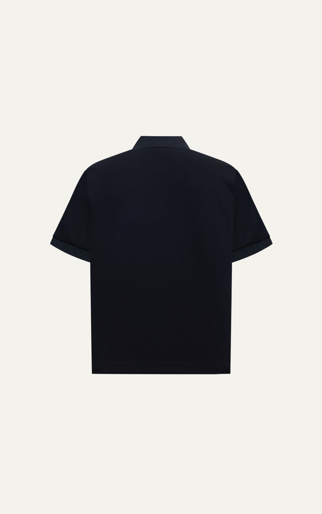 TT05 STUDIO LOOSE FIT POLO A/G LOGO - BLACK