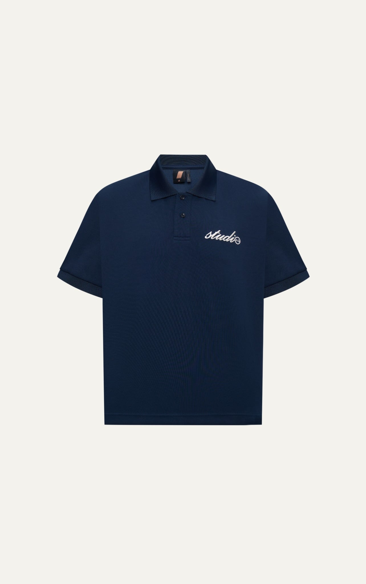 TT05 STUDIO LOOSE FIT POLO A/G LOGO - DARK BLUE