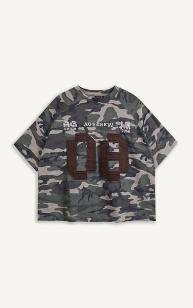  VT01 MILITARY CAMO T-SHIRT - GREEN