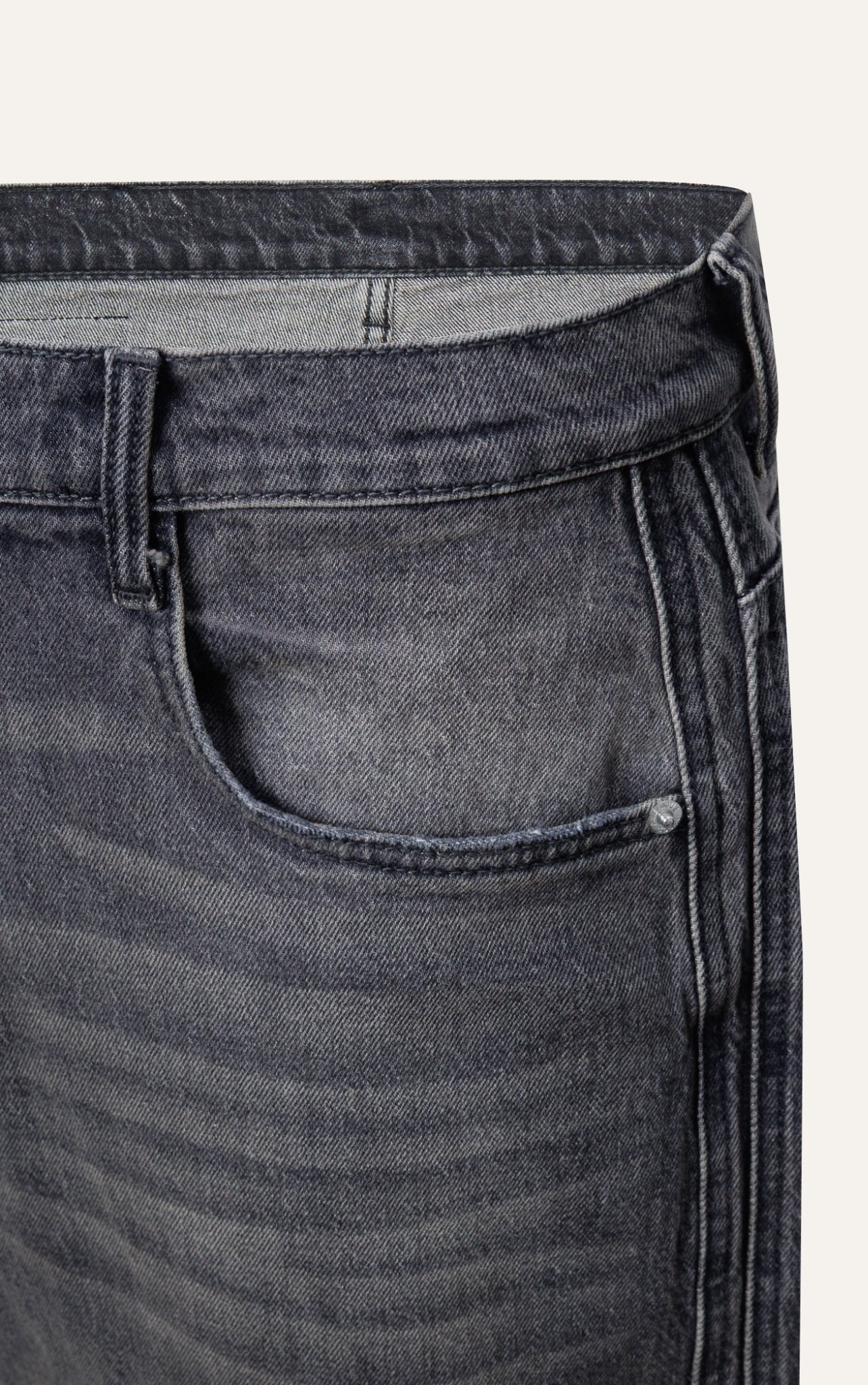 AGY03 NEW BAGGY JEANS - DARK GREY
