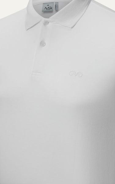  AG9002 FACTORY SLIMFIT POLO - LIGHT WHITE 