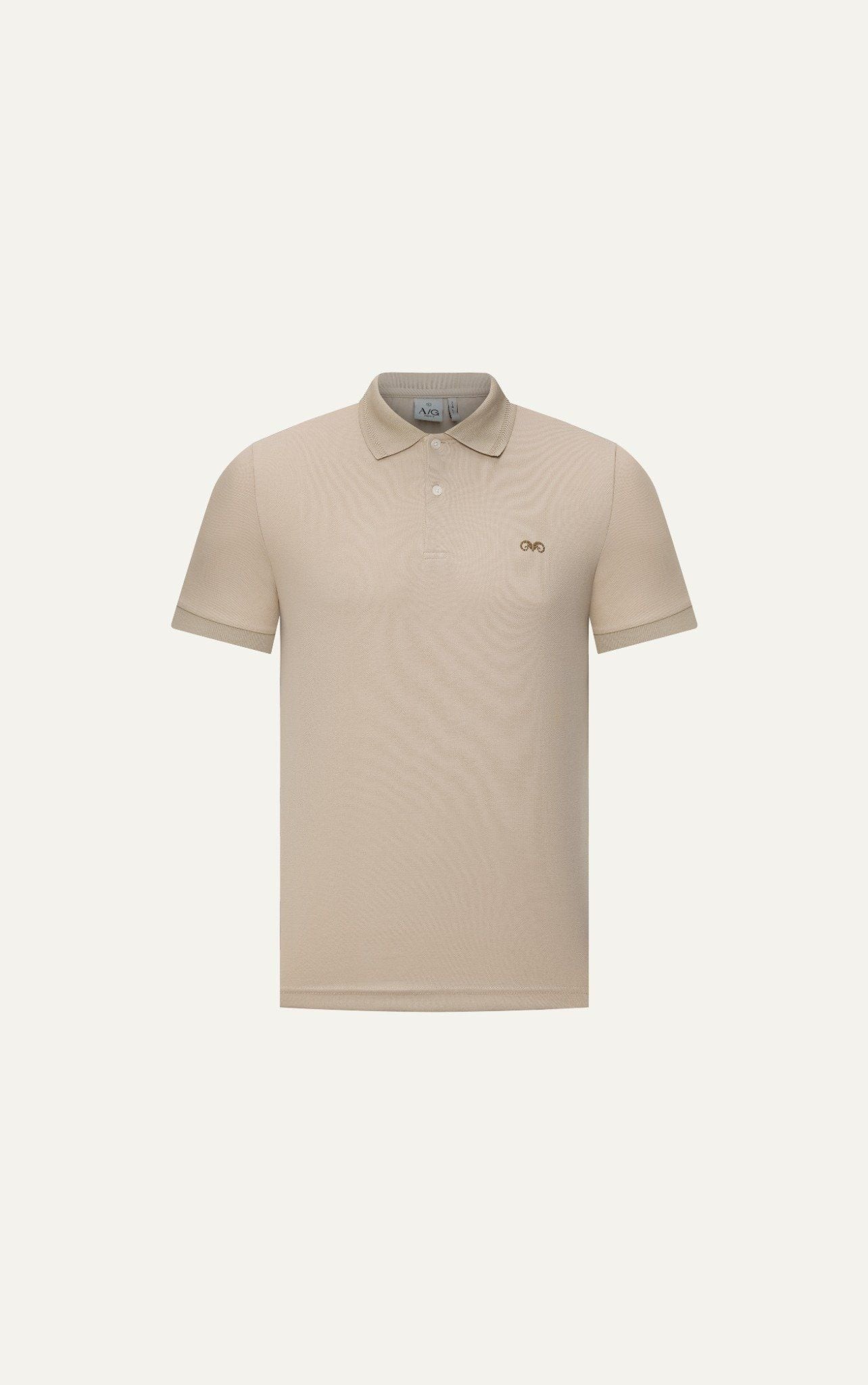  AG9002 FACTORY SLIMFIT POLO - BEIGE 