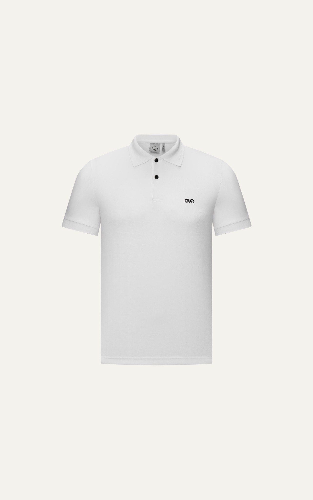  AG9002 FACTORY SLIMFIT POLO - WHITE 