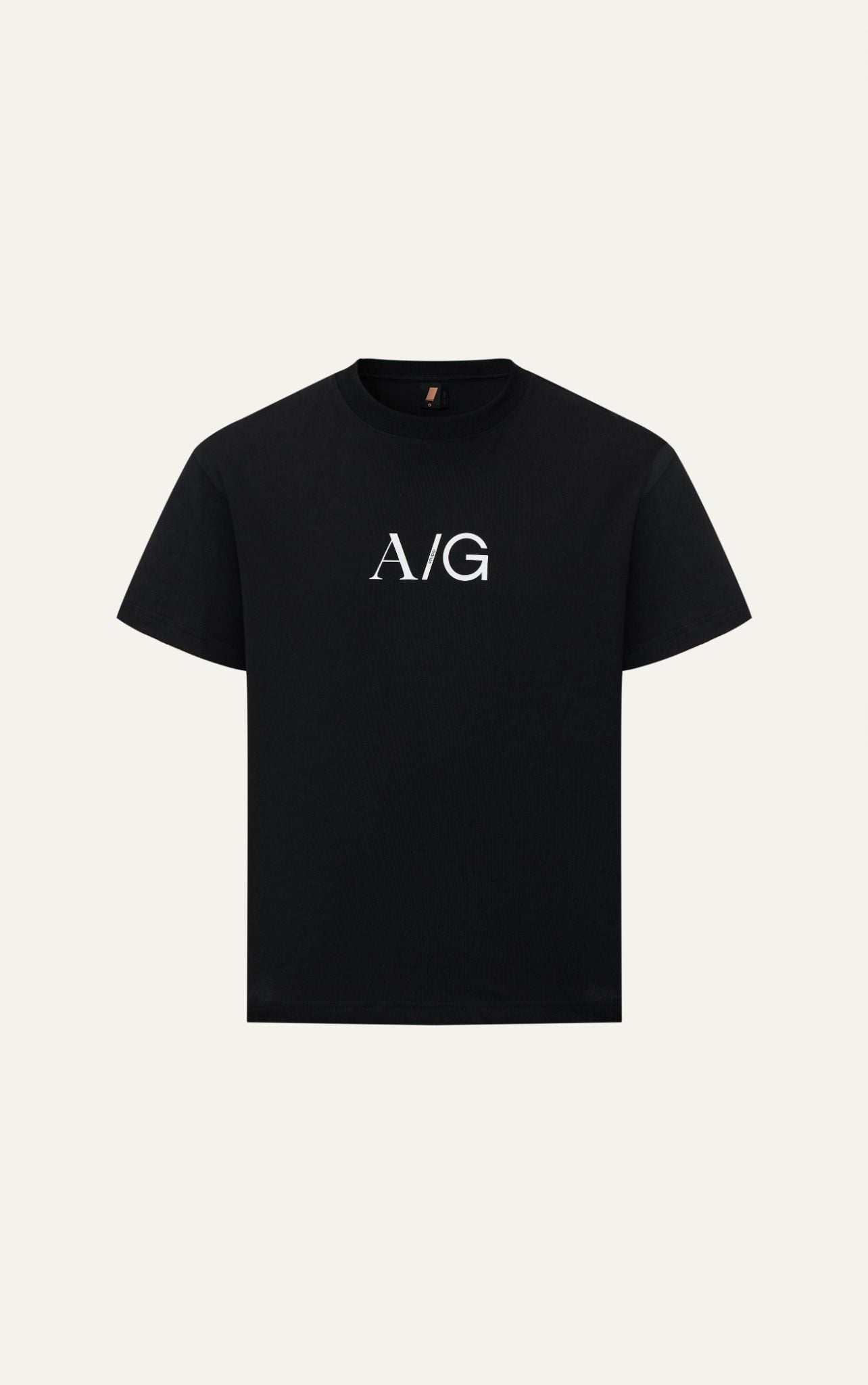  T738 FACTORY LOOSE FIT BIG LOGO T-SHIRT - BLACK 