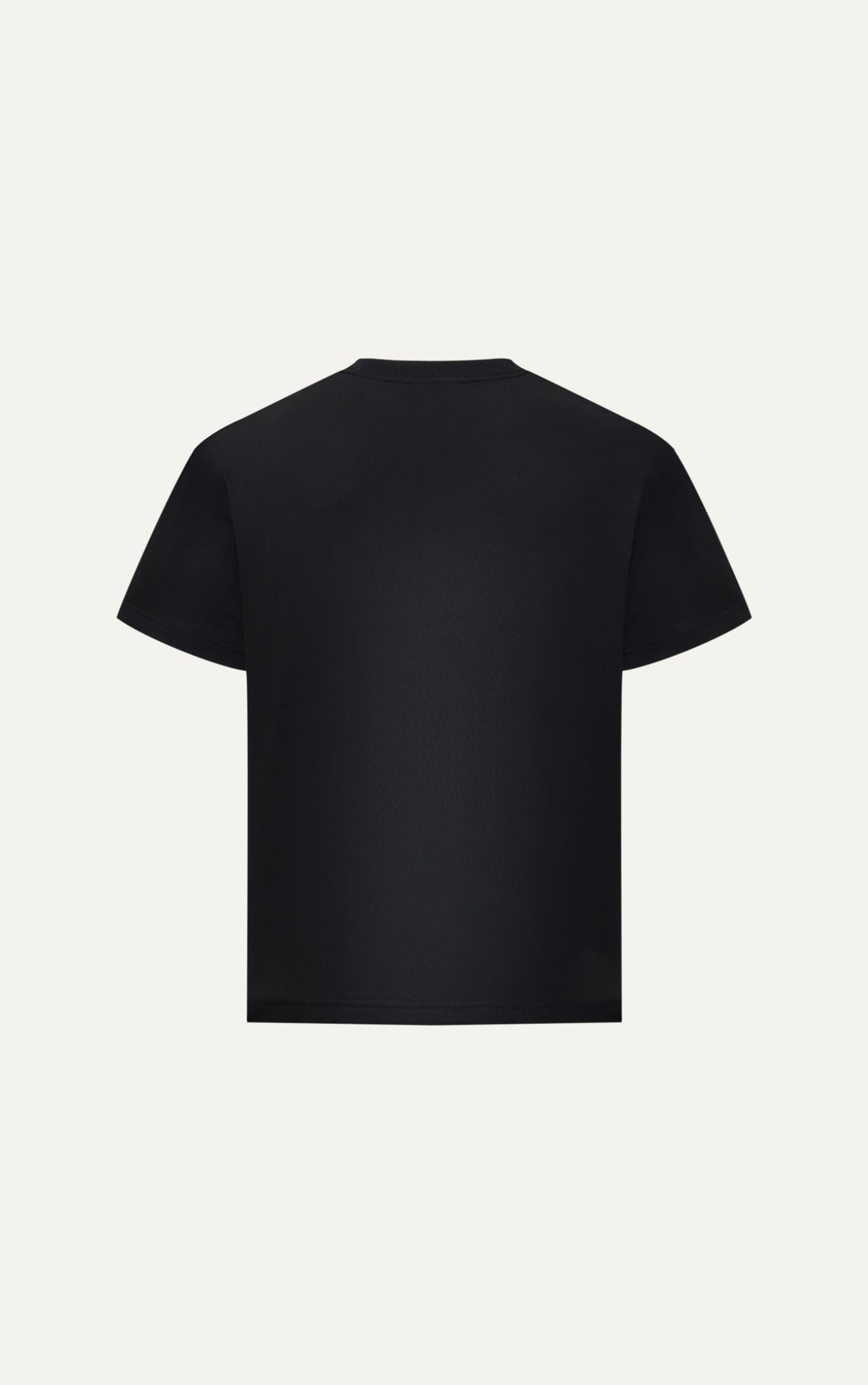 T738 FACTORY LOOSE FIT BIG LOGO T-SHIRT - BLACK