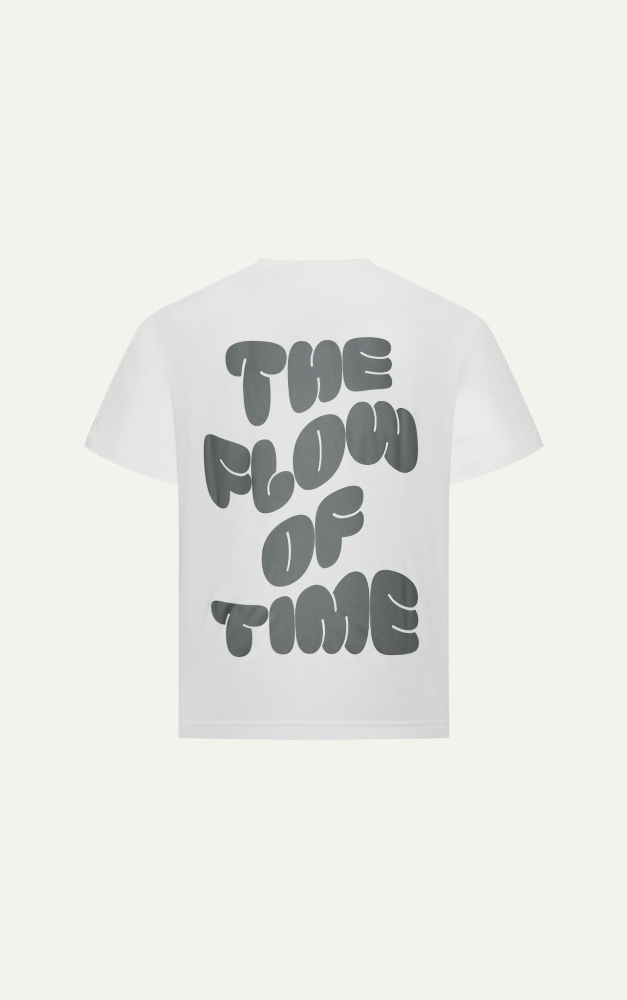 AG15 STUDIO LOOSE FIT PUFF PRINT LOGO T-SHIRT -  WHITE