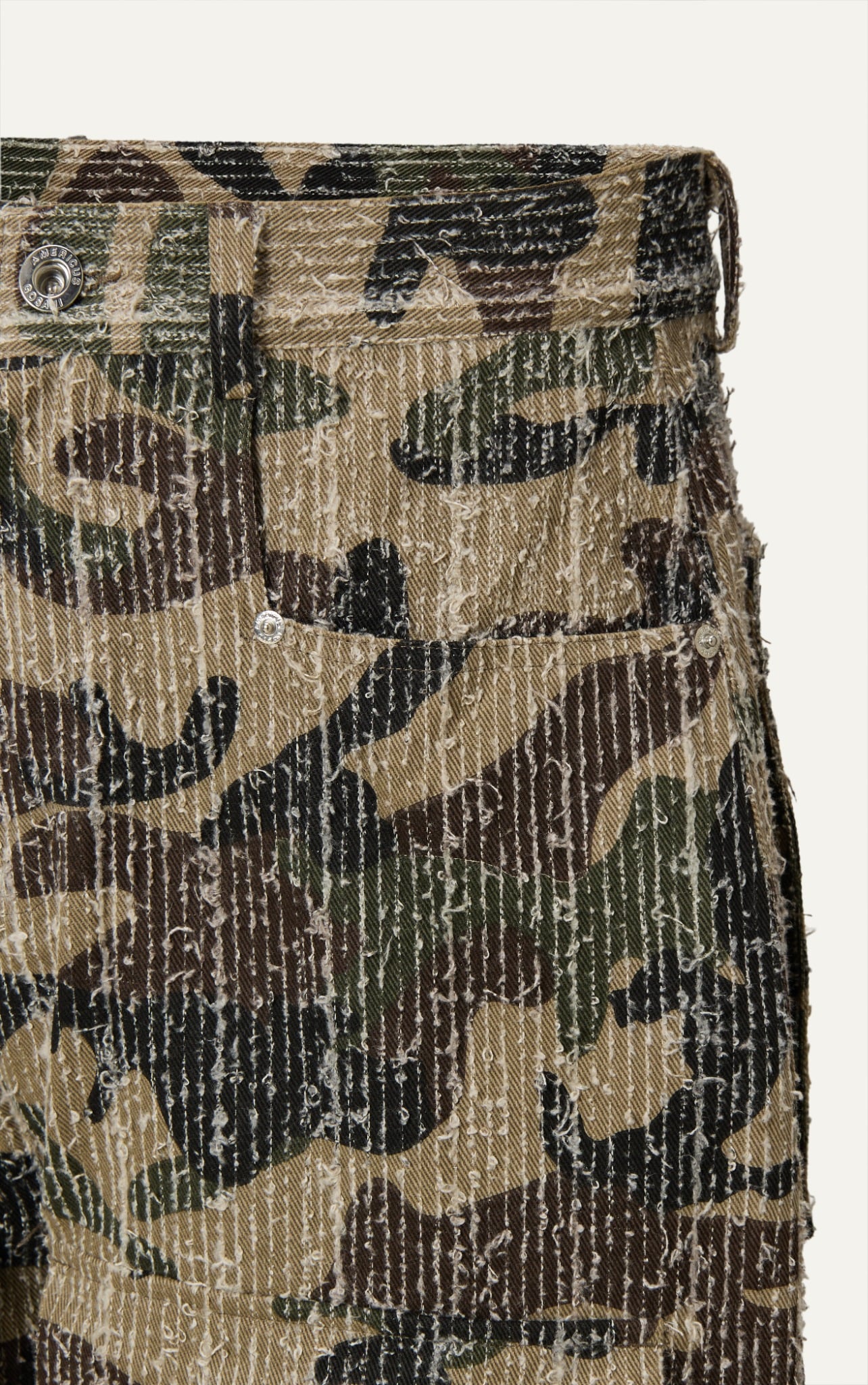 TT24 PREMIUM CAMO CARGO LOOSE FIT PANTS - BEIGE