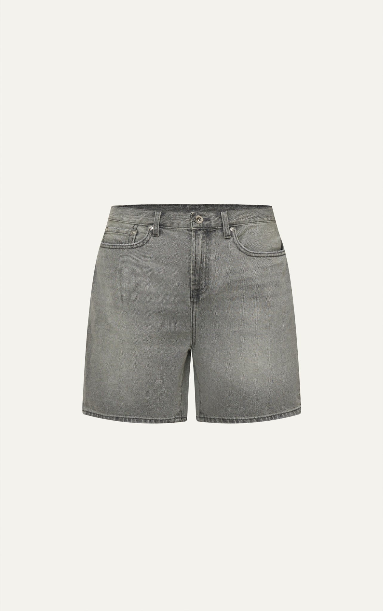 X2 FACTORY LOOSEFIT JEANS SHORT - GREY