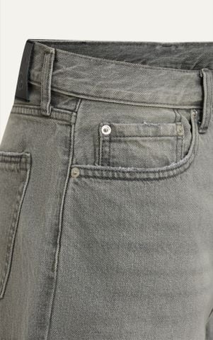 X2 FACTORY LOOSEFIT JEANS SHORT - GREY