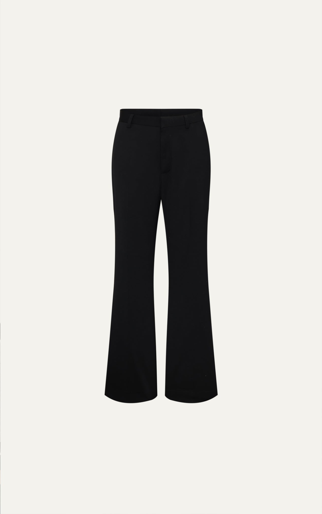 TT23 STUDIO SIGNATURE FLARE TROUSERS – BLACK