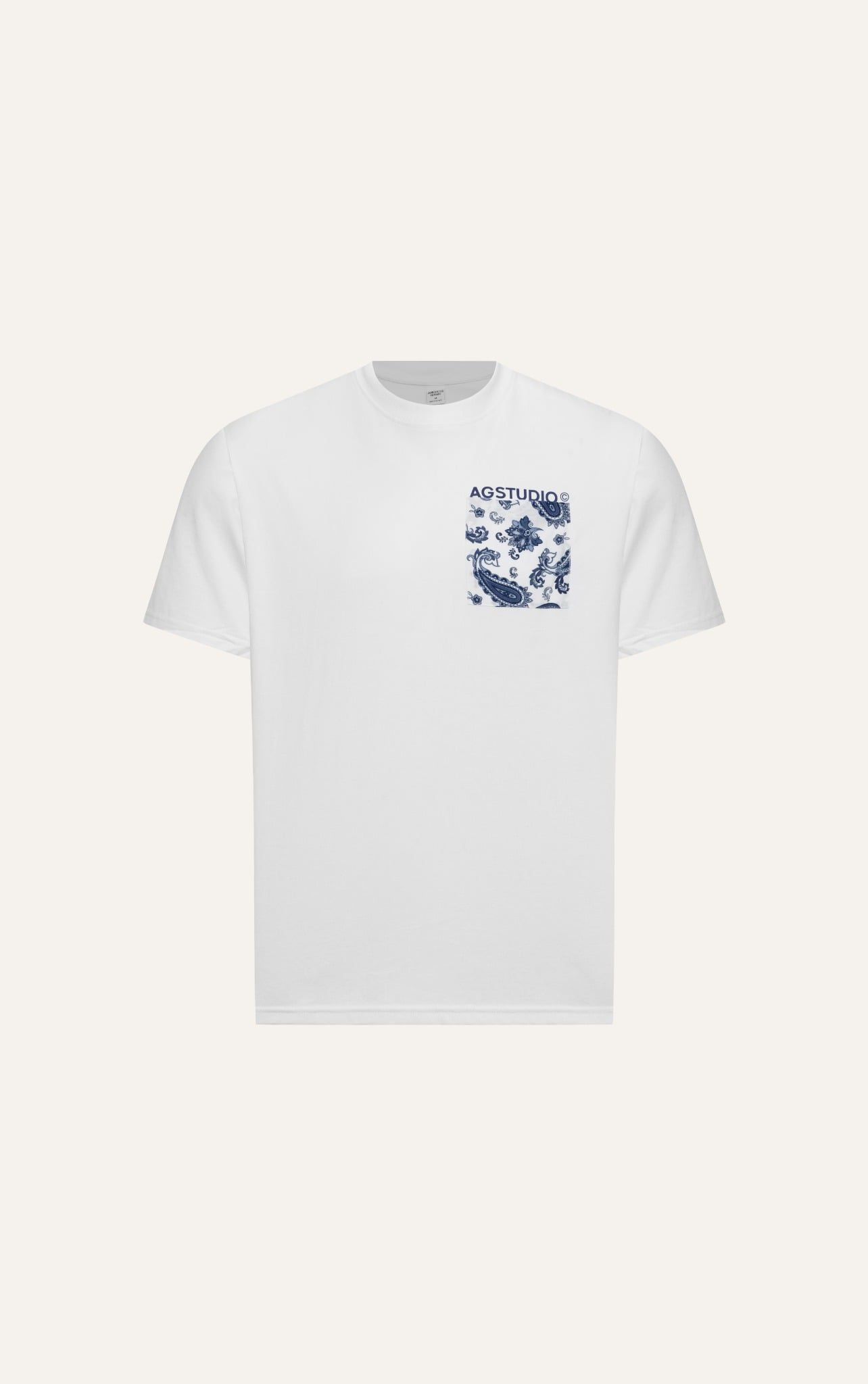  T666 POCKET DETAIL T-SHIRT - WHITE 