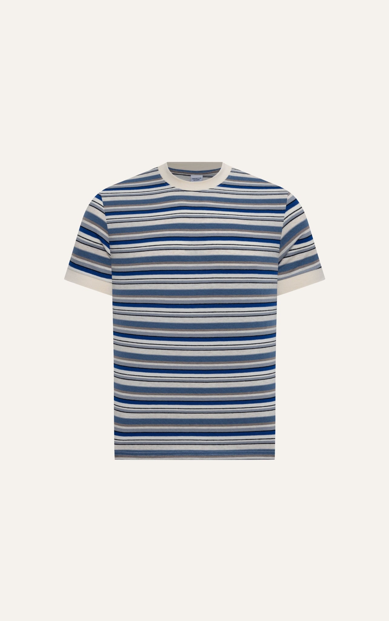 T683 HORIZONTAL STRIPED T-SHIRT - DARK BLUE