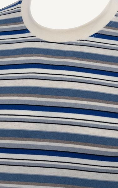  T683 HORIZONTAL STRIPED T-SHIRT - DARK BLUE 