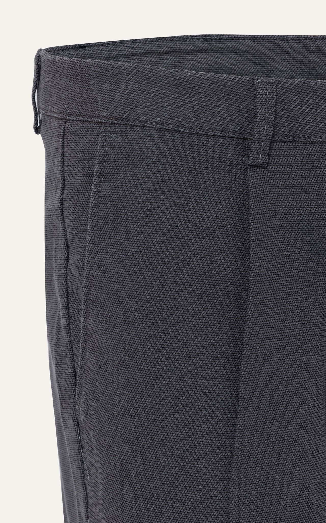 AG511 STUDIO SLIMFIT PLEATED CHINO BASIC KHAKI SHORT - DARK GREY