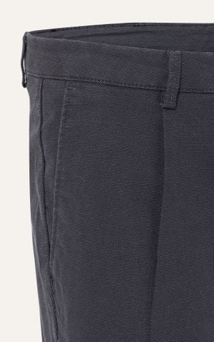 AG511 STUDIO SLIMFIT PLEATED CHINO BASIC KHAKI SHORT - DARK GREY