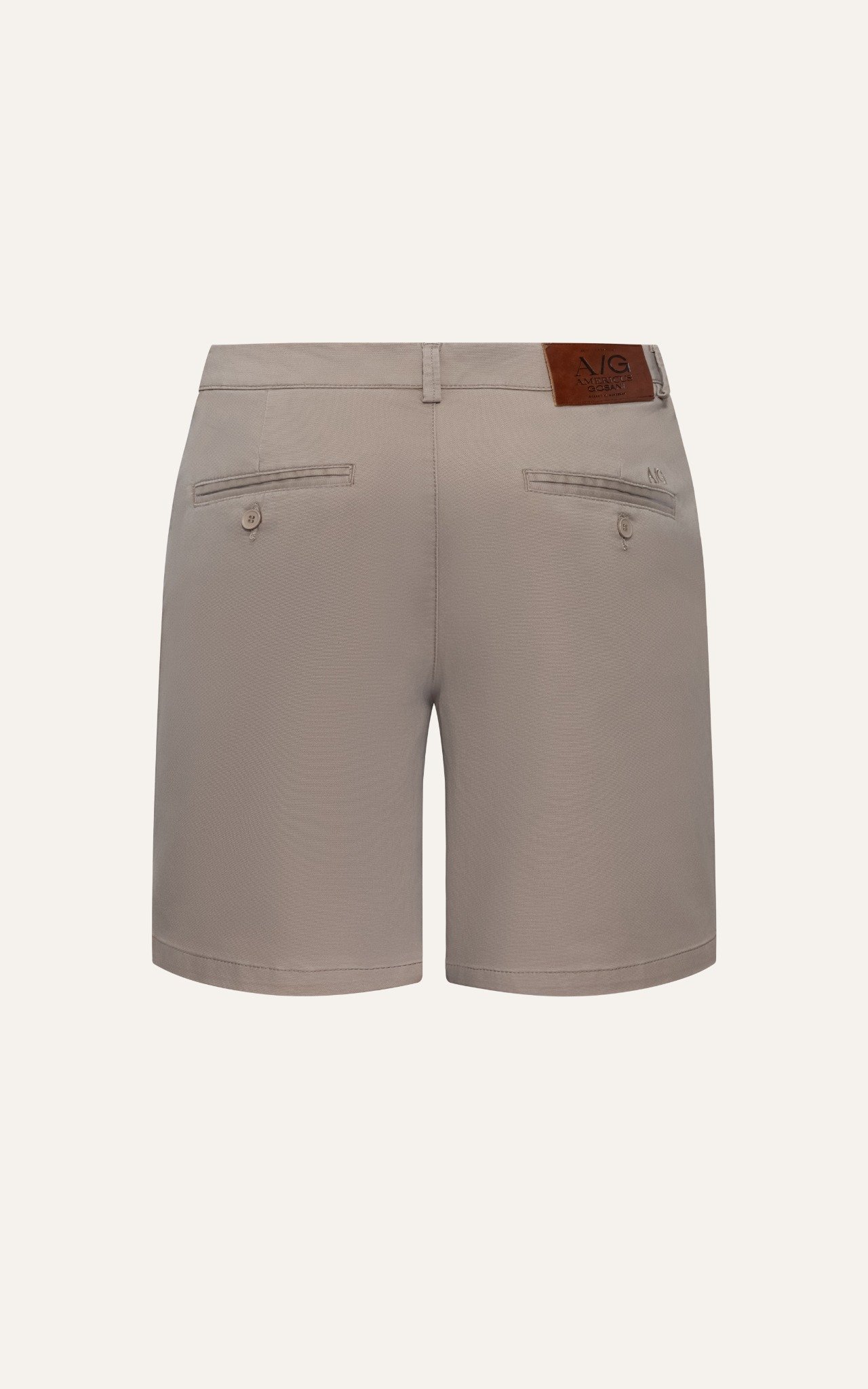 AG512 STUDIO SLIMFIT NEW PLEATED CHINO SHORT - BEIGE