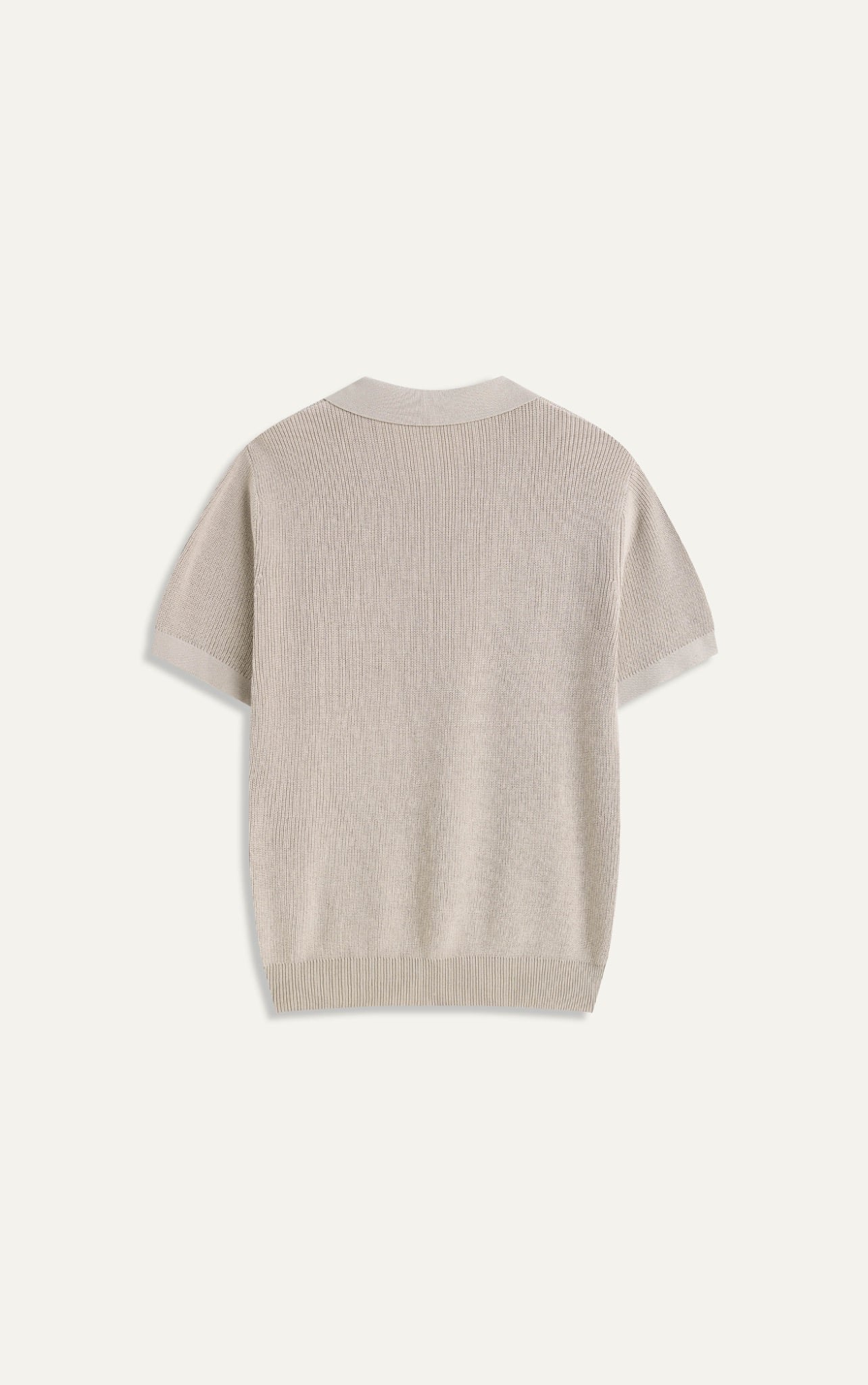 AG767 PREMIUM REGULAR FIT KNIT POLO - BEIGE