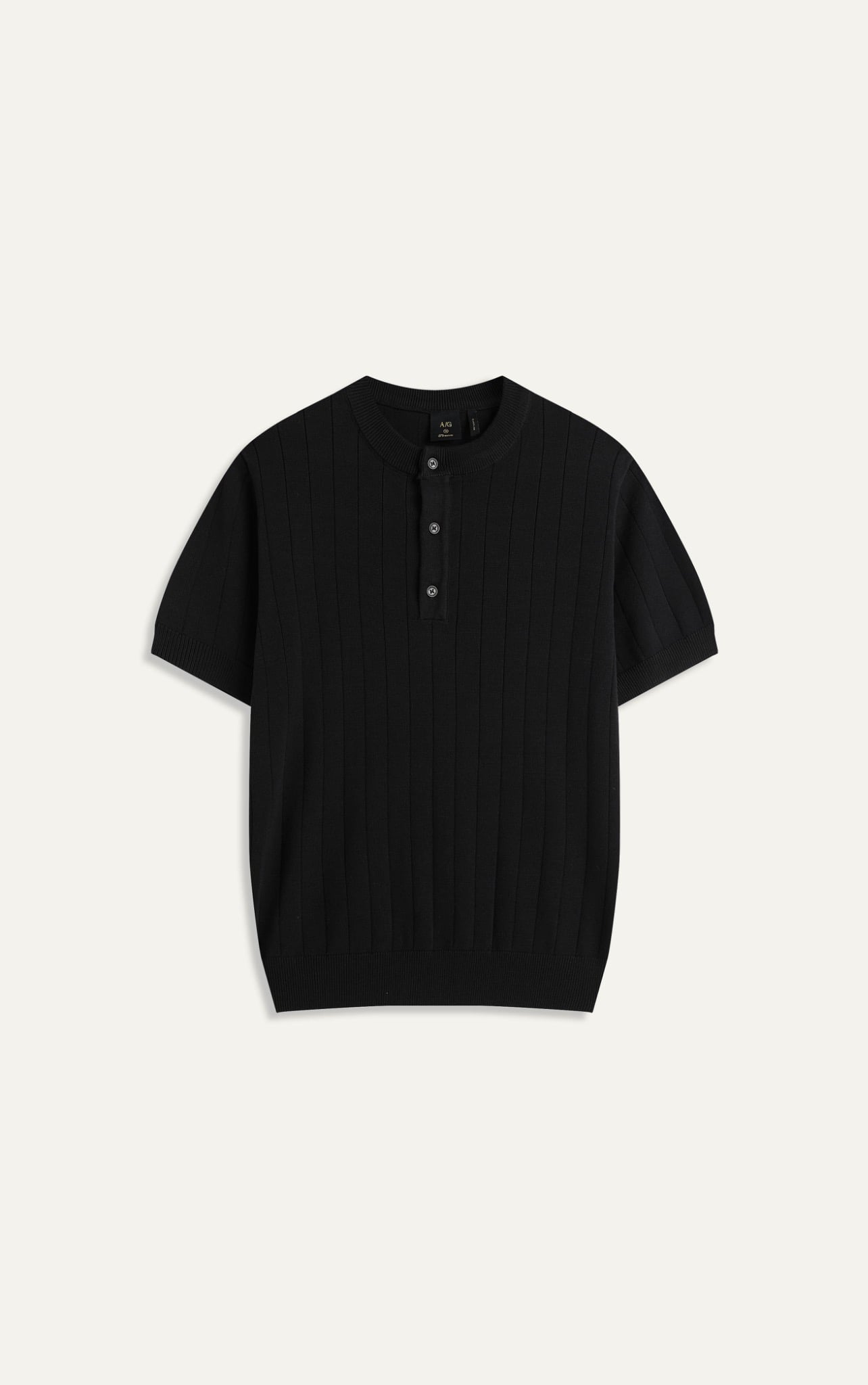 AG743 PREMIUM REGULAR FIT KNIT TSHIRT - BLACK