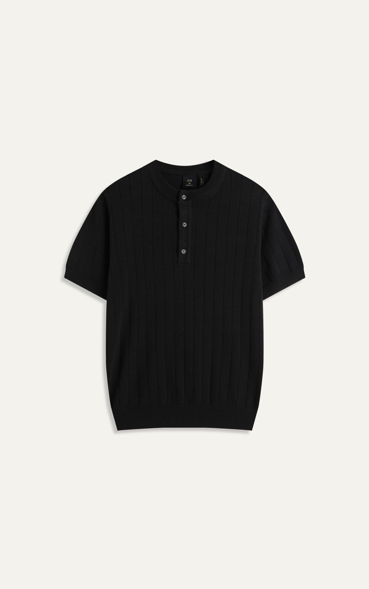  AG743 PREMIUM REGULAR FIT KNIT TSHIRT - BLACK 