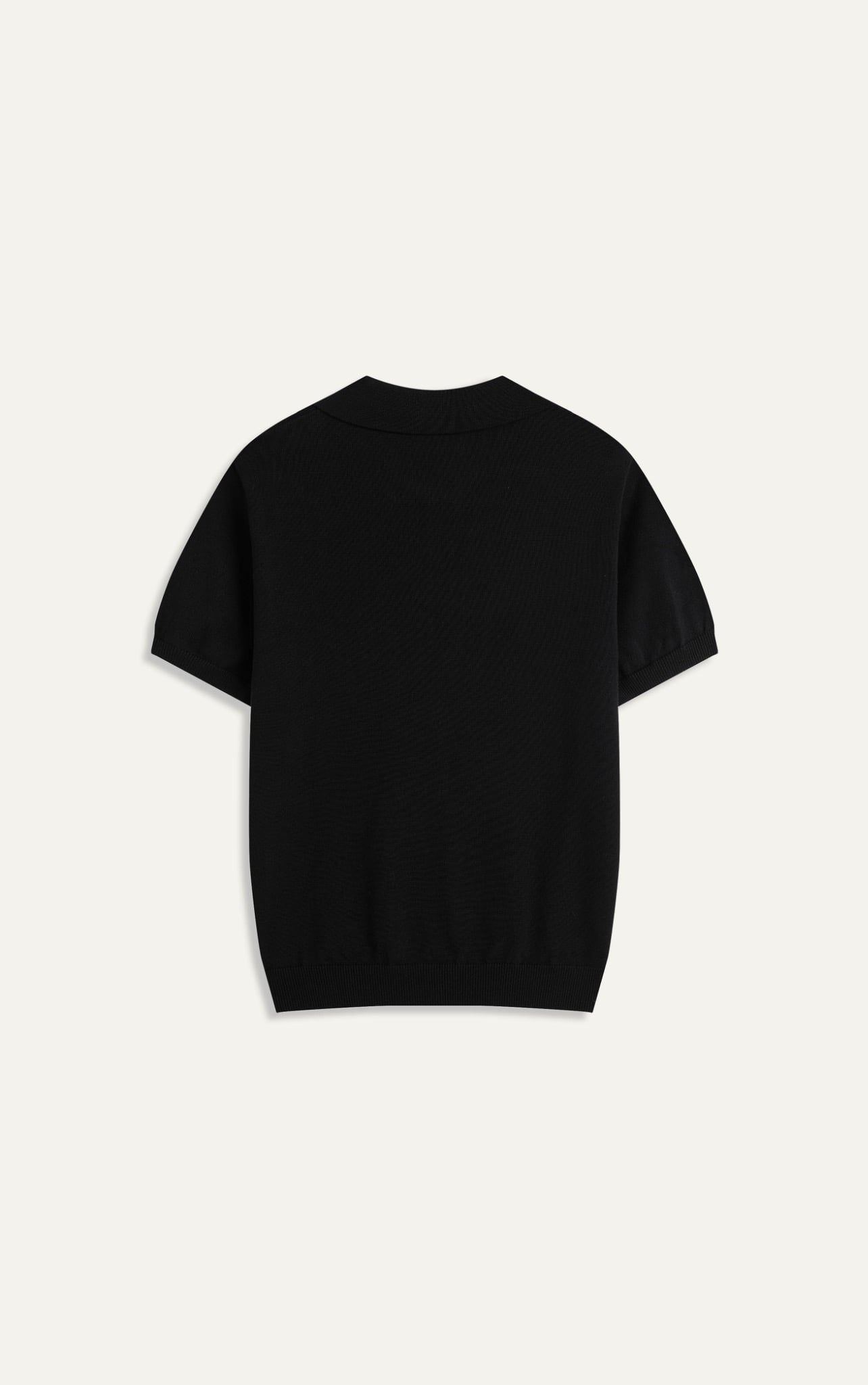 AG445 PREMIUM REGULAR FIT KNIT SHIRT - BLACK