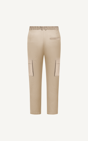  AGTT12 PREMIUM SLIMT FIT KHAKI TROUSERS WITH POCKET - BEIGE 