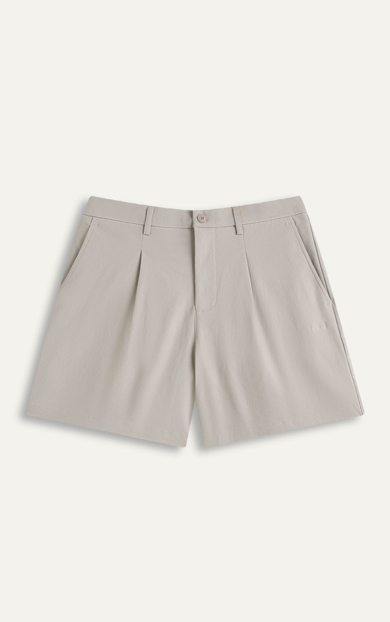 TT14 A/G SLIM FIT KHAKI SHORTS - OFF WHITE