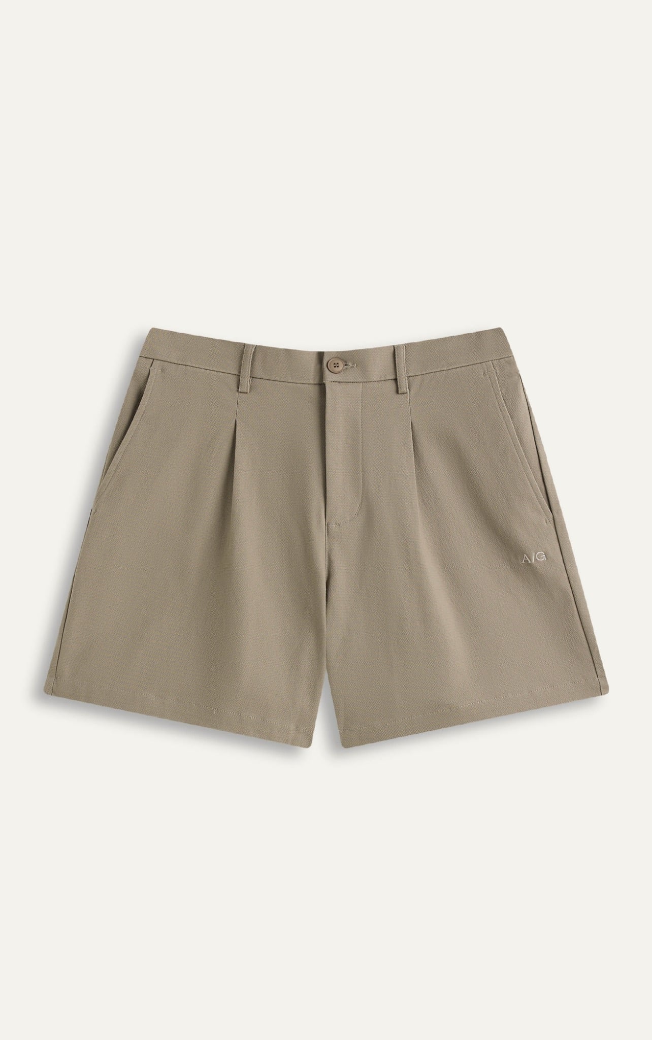 TT14 A/G SLIM FIT KHAKI SHORTS - BEIGE