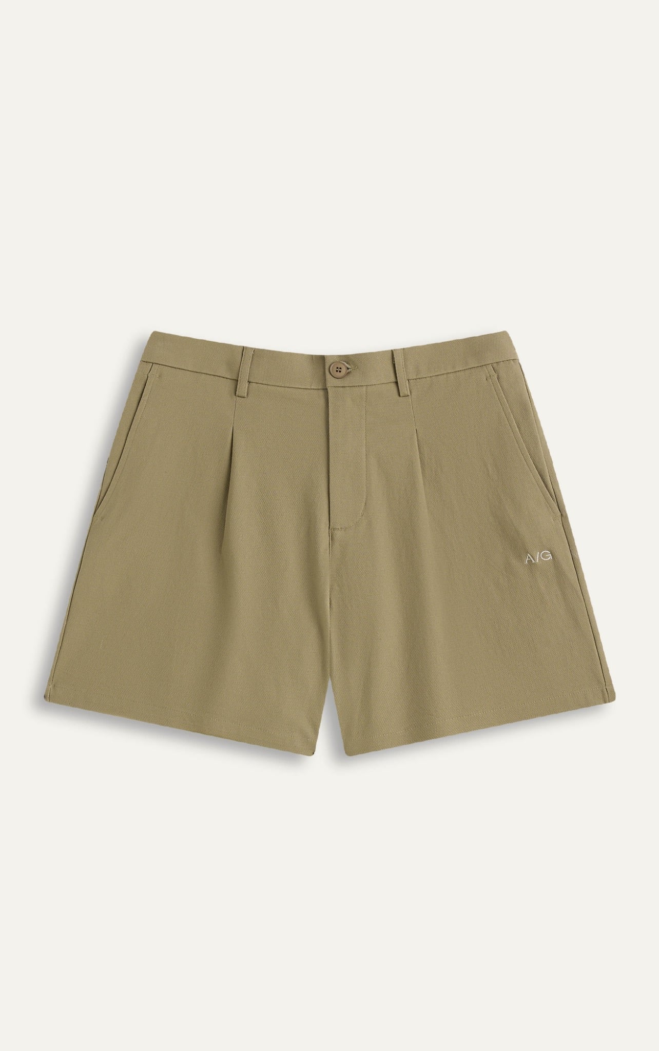 TT14 A/G SLIM FIT KHAKI SHORTS - BROWN