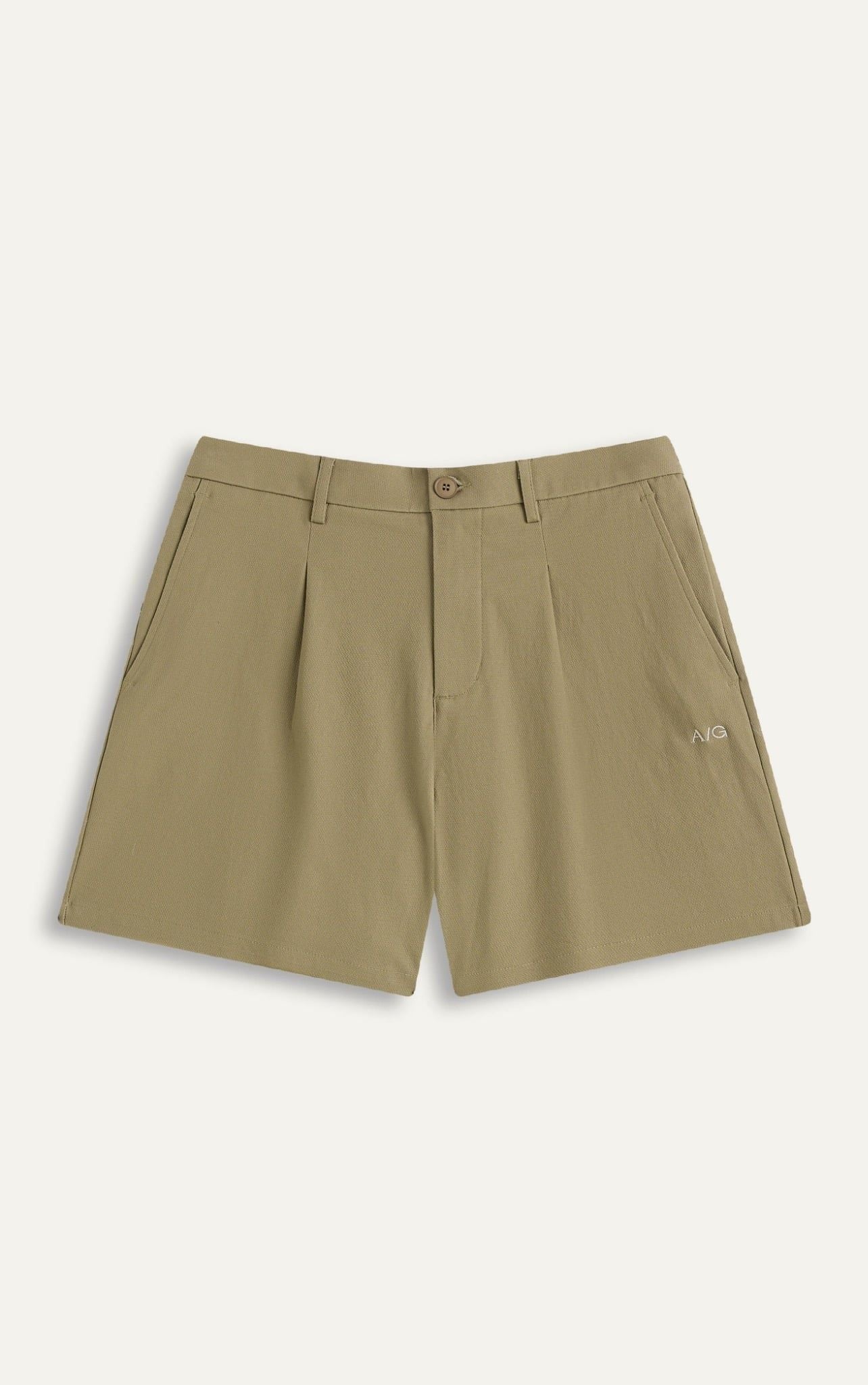  TT14 A/G SLIM FIT KHAKI SHORTS - BROWN 