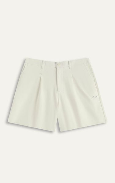  TT14 A/G SLIM FIT KHAKI SHORTS - WHITE