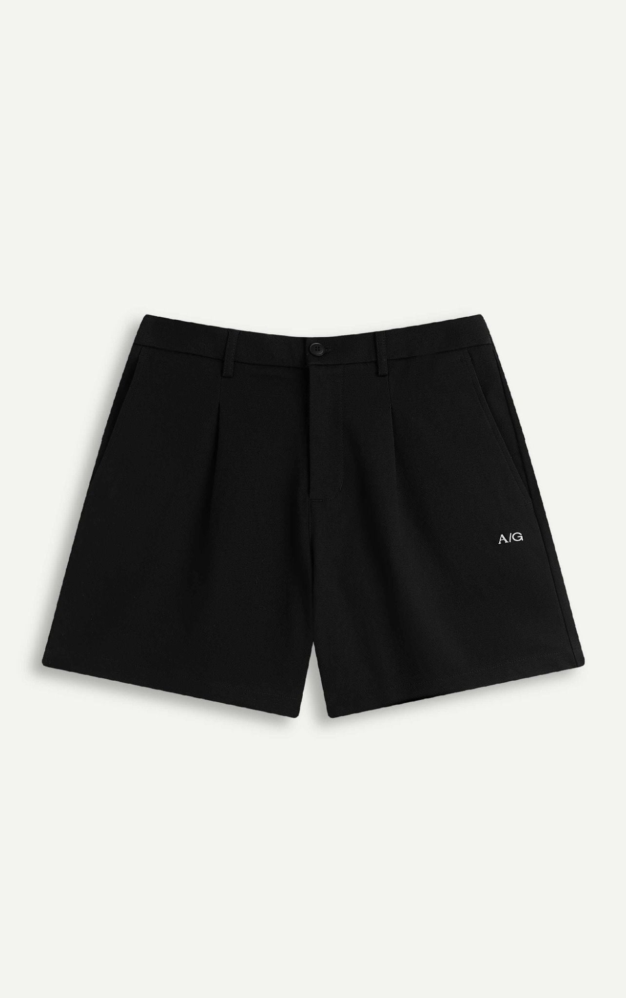  TT14 A/G SLIM FIT KHAKI SHORTS - BLACK 