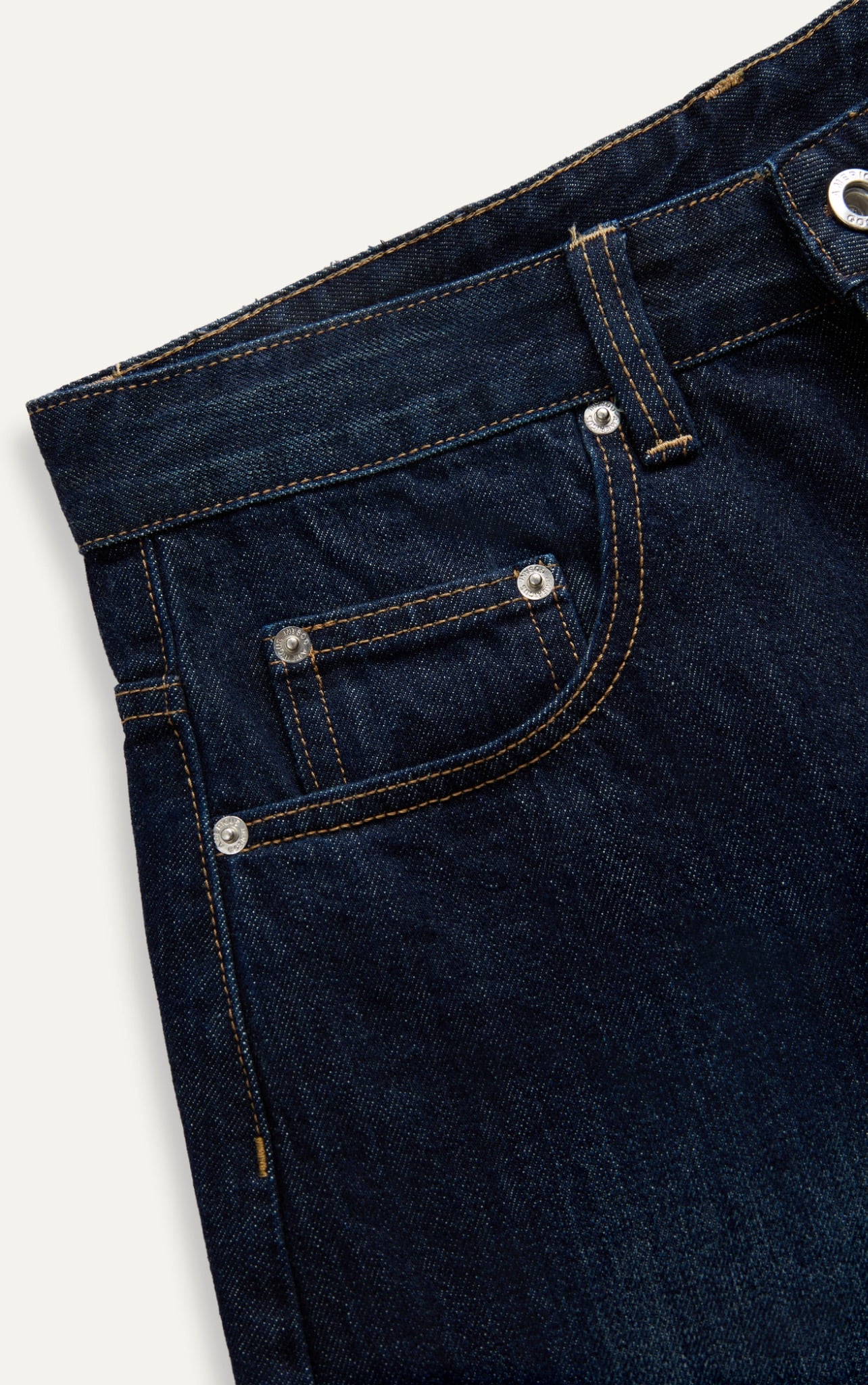 TT09 PREMIUM RAW DENIM TROUSER - DARK BLUE