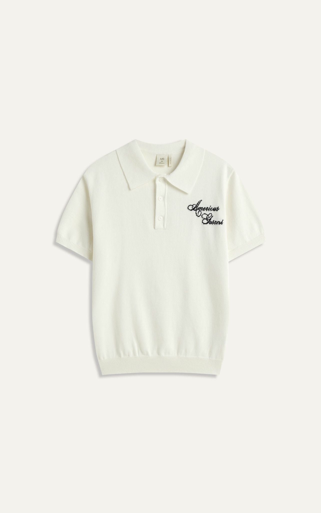  AG445 PREMIUM REGULAR FIT KNIT SHIRT - WHITE 