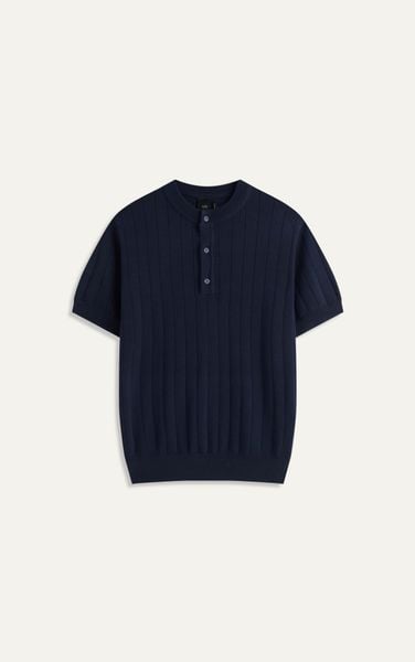  AG743 PREMIUM REGULAR FIT KNIT TSHIRT - DARK BLUE