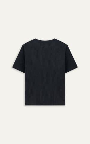 AGQ01 PREMIUM SLIM FIT HENLEY TSHIRT - BLACK