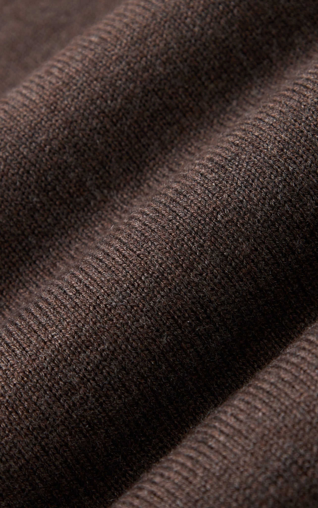 N456 CLASSIQUE KNIT POLO - BROWN