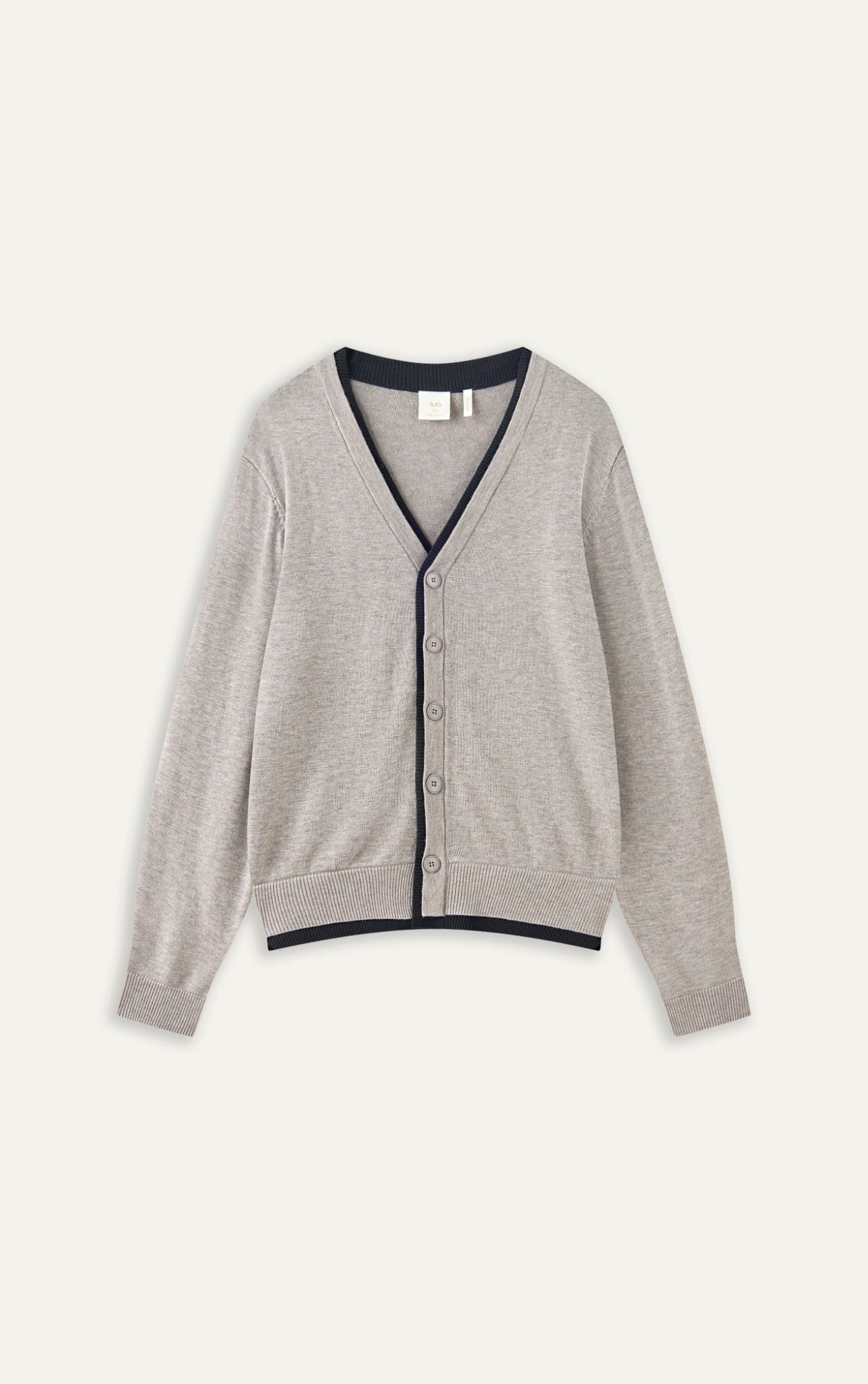  AG436 PREMIUM REGULAR FIT CARDIGAN - GREY 